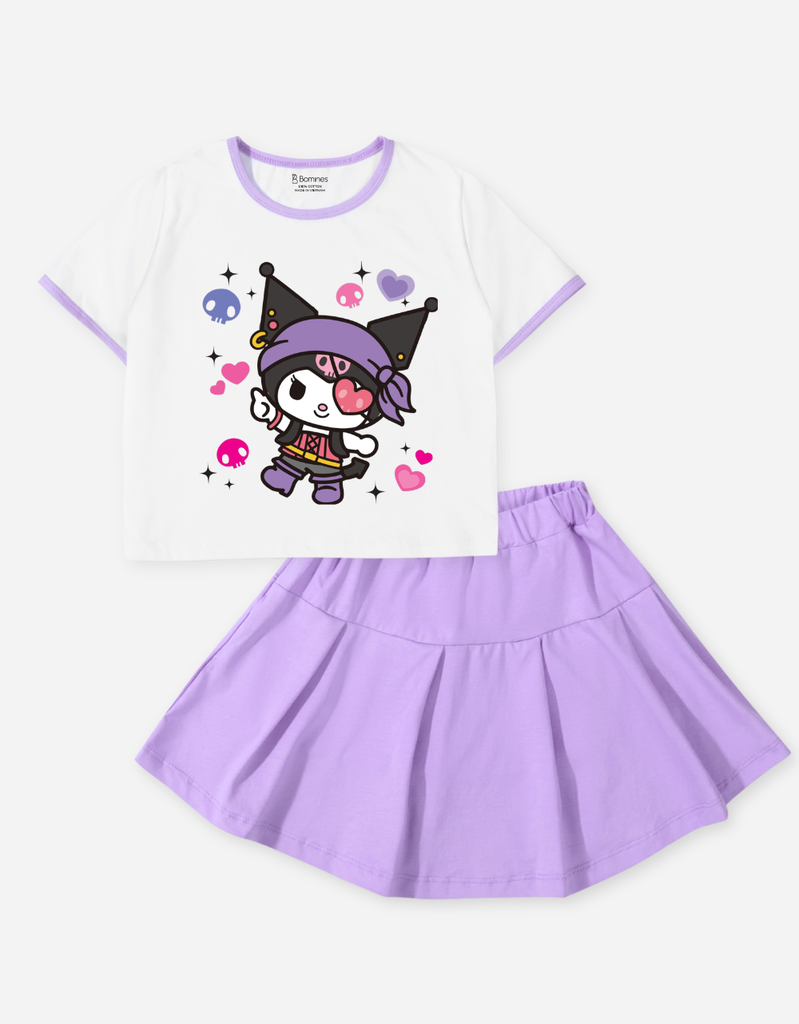 Set váy Kuromi Chiikawa Halloween