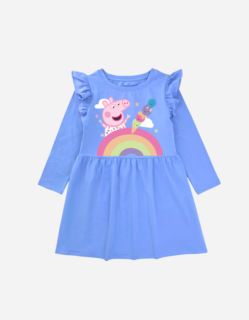 Váy bé gái tay dài Peppa Pig