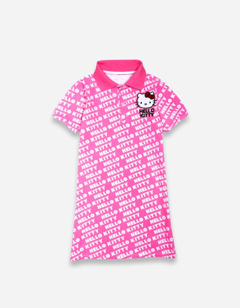 Váy bé gái tay ngắn Hello Kitty size đại