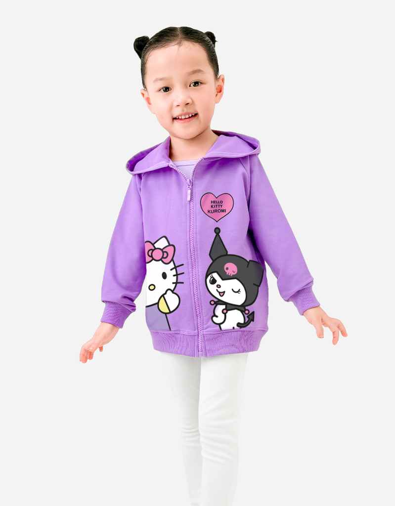 Áo khoác bé gái Kuromi, Hello Kitty BOMINES