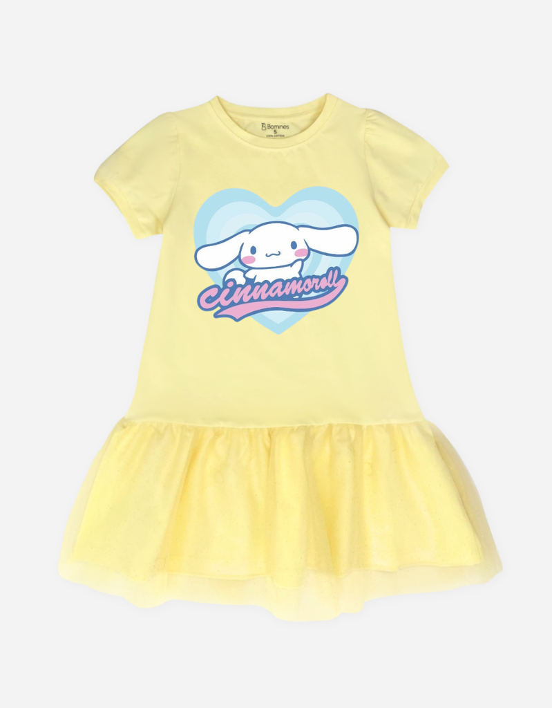 Váy bé gái tay ngắn Cinnamoroll Sanrio