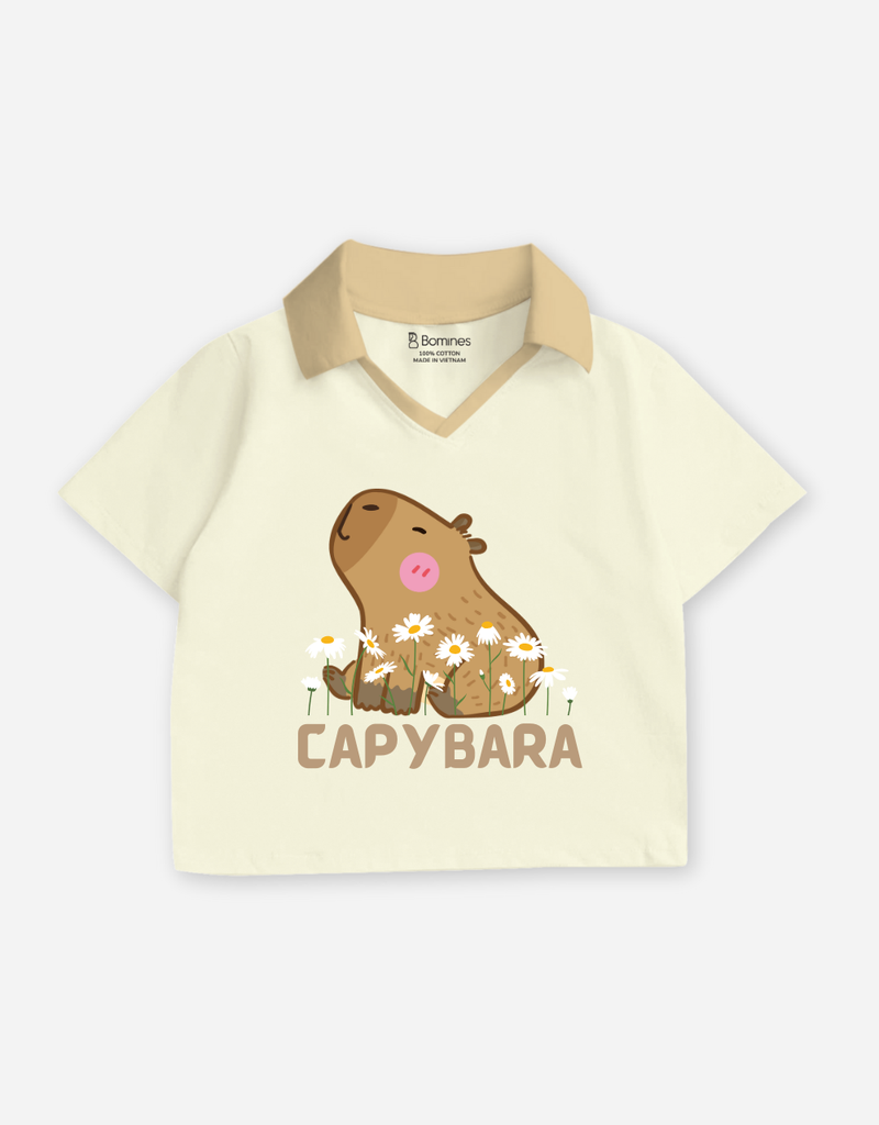 Áo bé gái Capybara