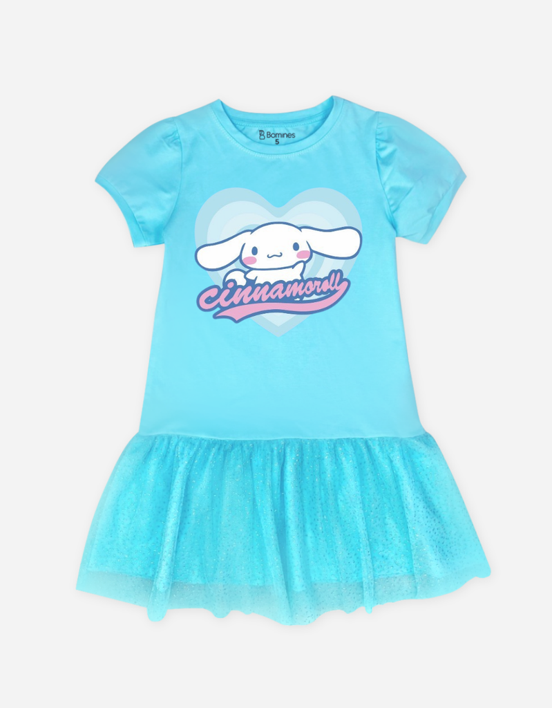 Váy bé gái tay ngắn Cinnamoroll Sanrio