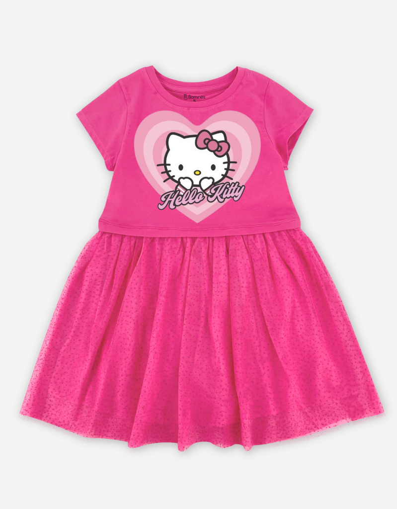 Váy bé gái phối lưới Bomines Sanrio Kuromi, Hello Kitty, Cinnamoroll, My Melody