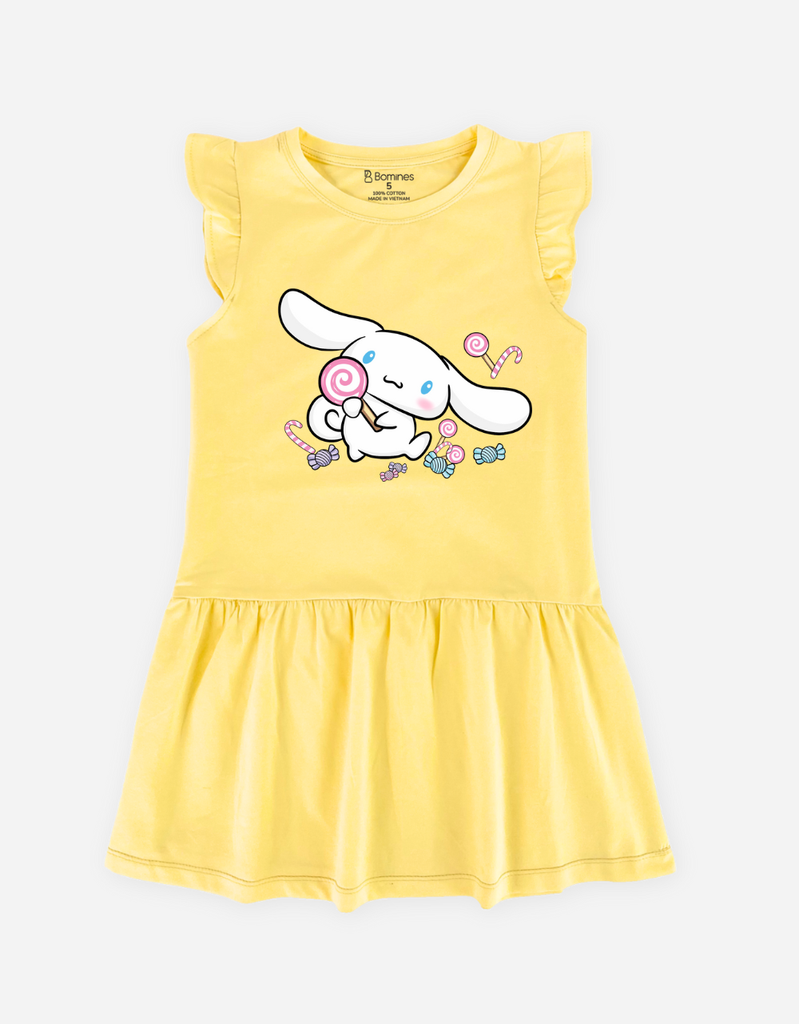 Váy bé gái tay cánh tiên Cinnamoroll