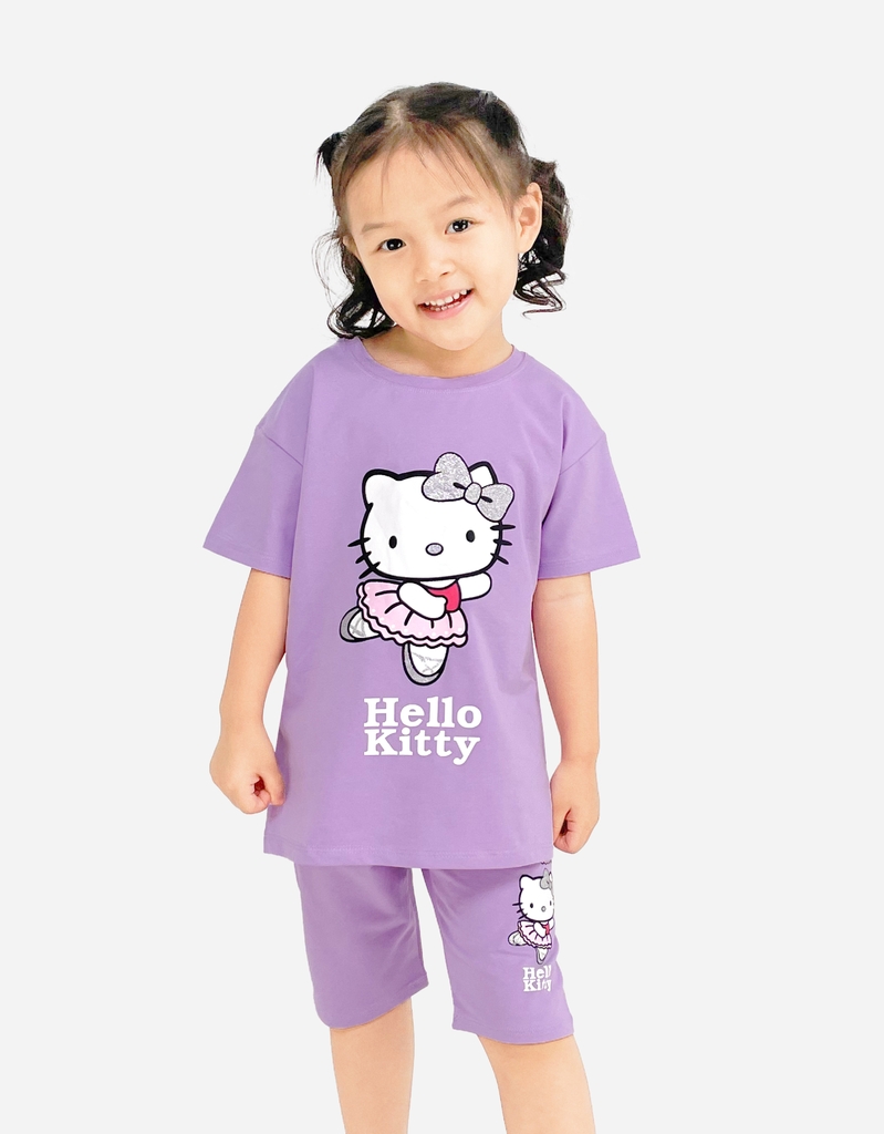 Đồ bộ lửng bé gái Hello Kitty múa bale