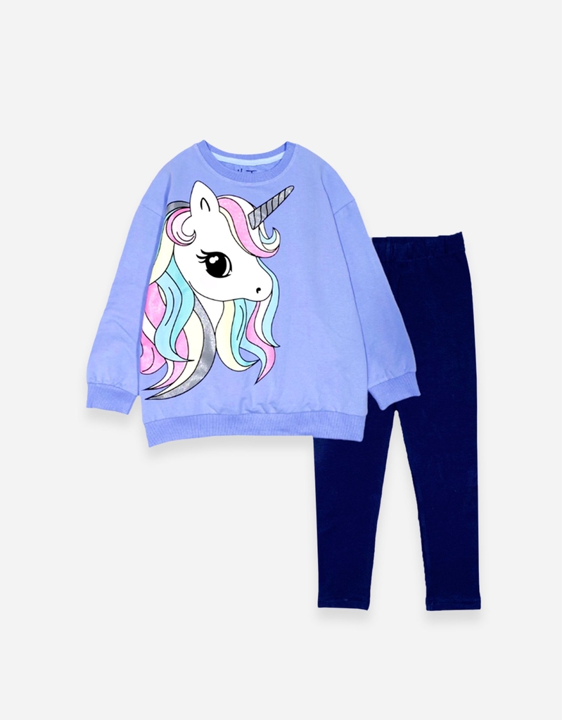 Đồ bộ dài bé gái Unicorn