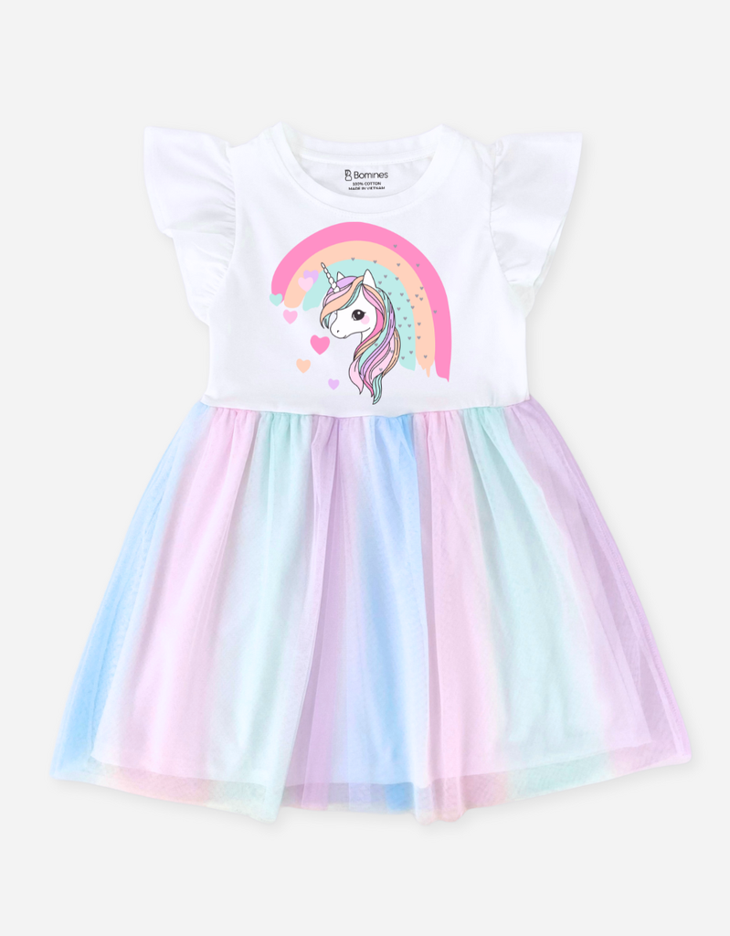 Váy bé gái Kỳ Lân Unicorn
