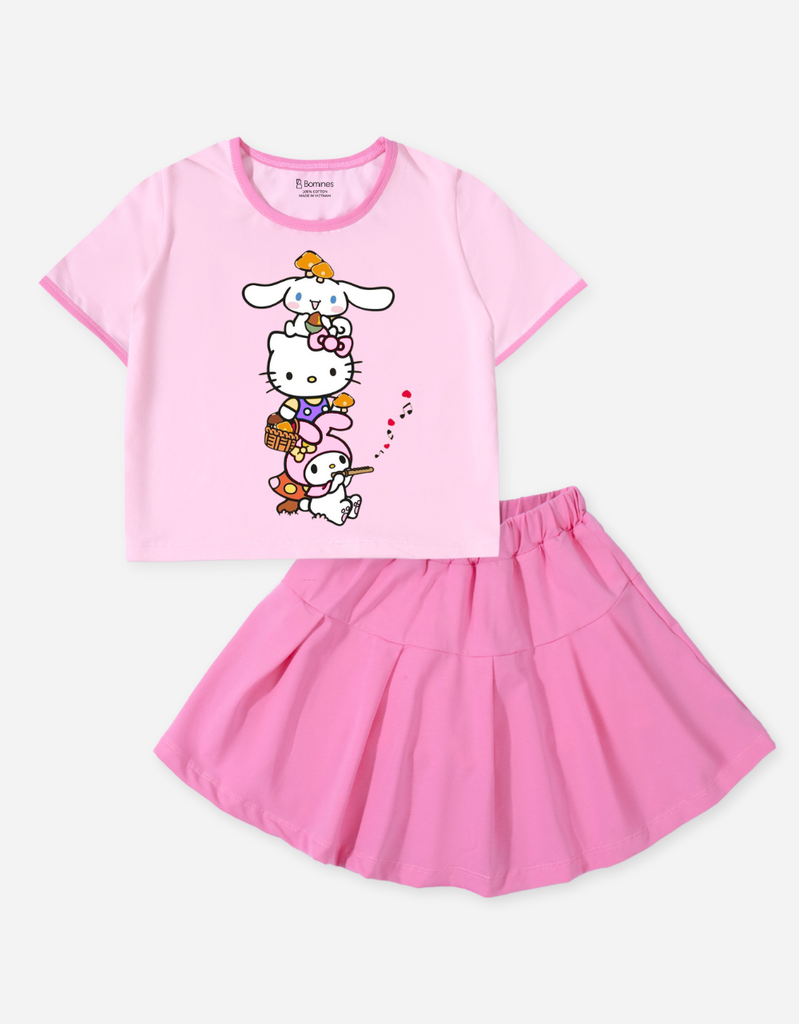 Set váy bé gái Sanrio