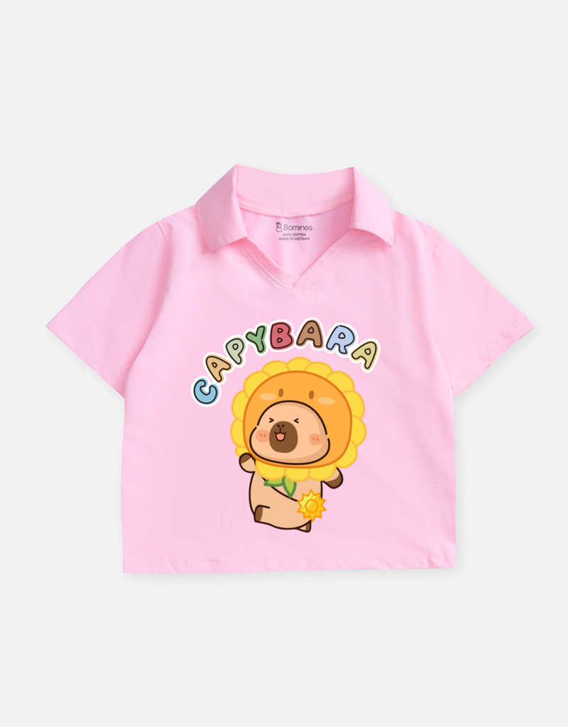Áo bé gái Capybara