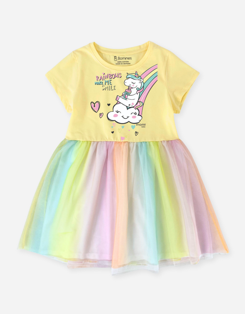 Váy bé gái Kỳ Lân Unicorn