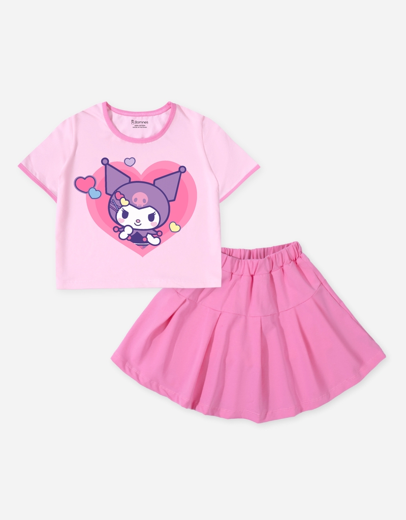 Set váy bé gái Kuromi