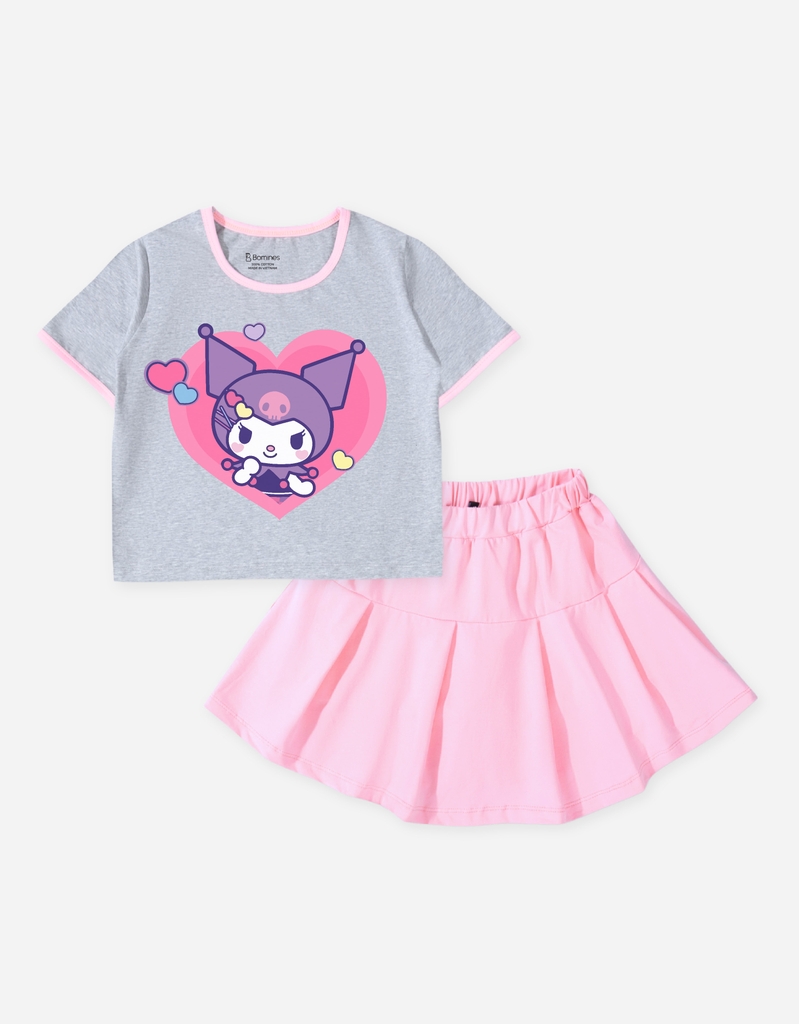 Set váy bé gái Kuromi