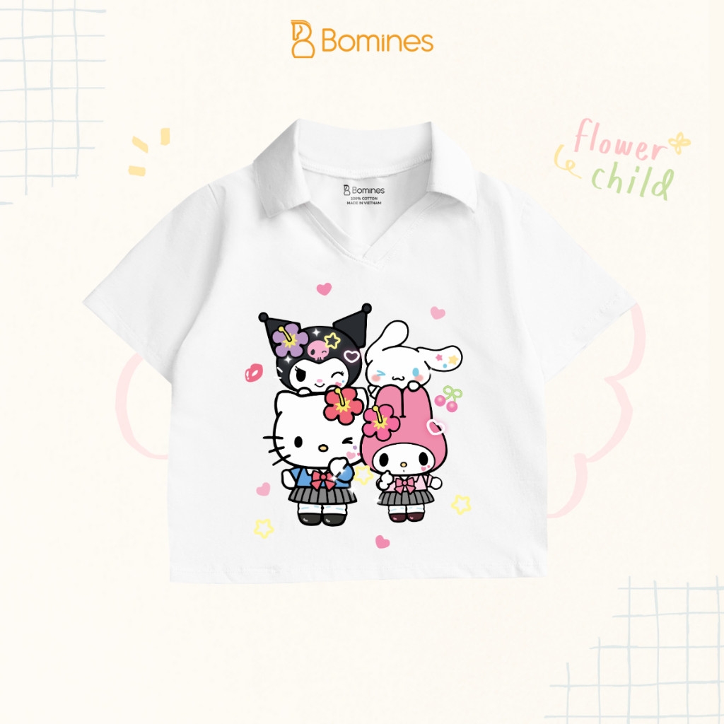 Áo bé gái Sanrio