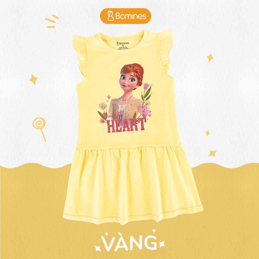 Váy tay cánh tiên bé gái Elsa Anna
