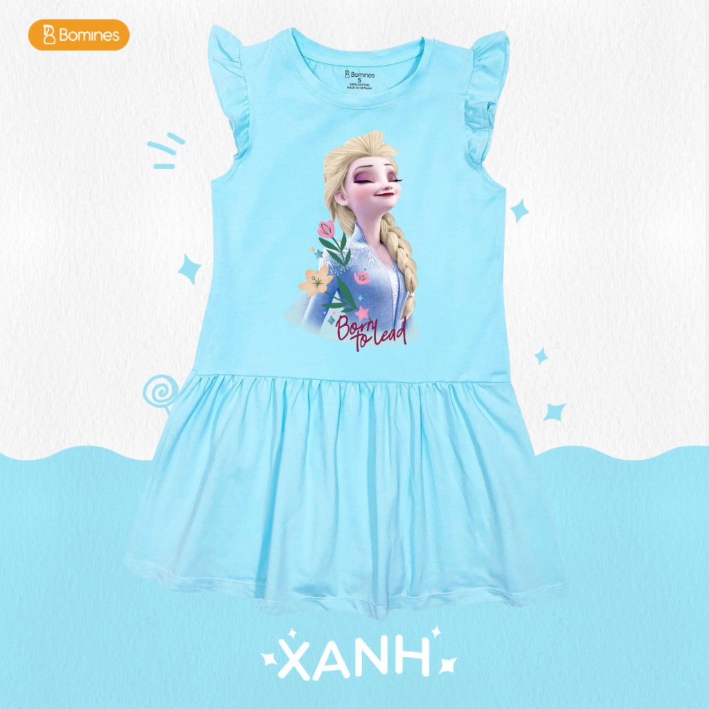 Váy tay cánh tiên bé gái Elsa Anna