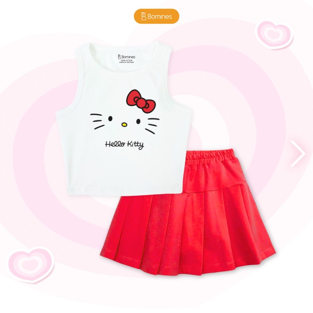 Set chân váy bé gái Kuromi