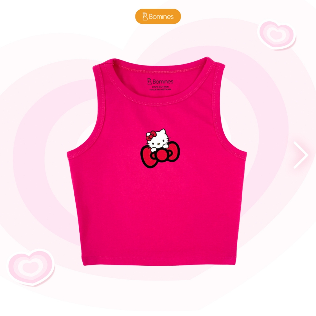 Áo croptop sát nách Sanrio