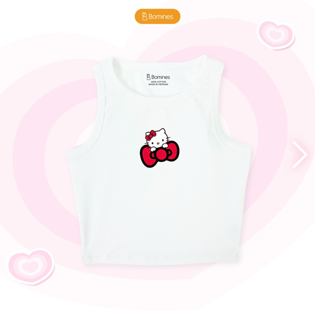 Áo croptop sát nách Sanrio