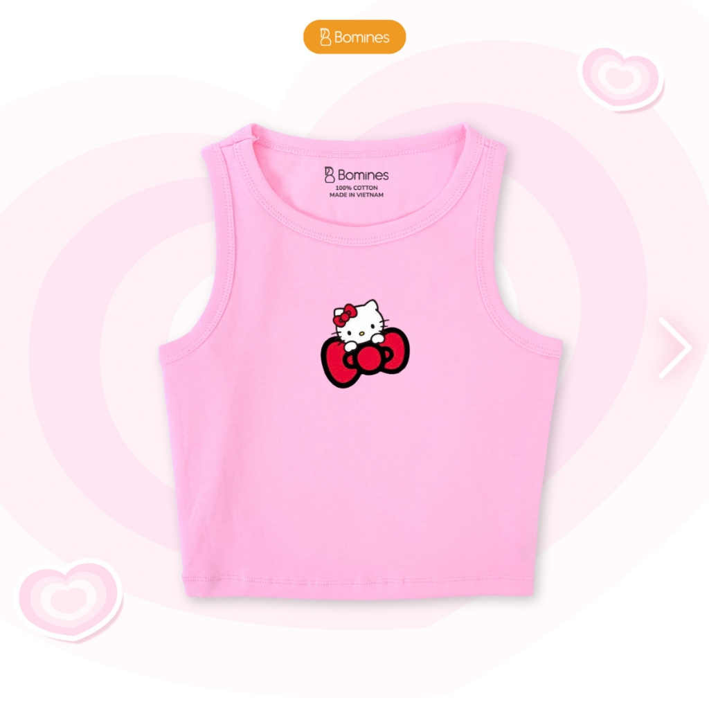 Áo croptop sát nách Sanrio