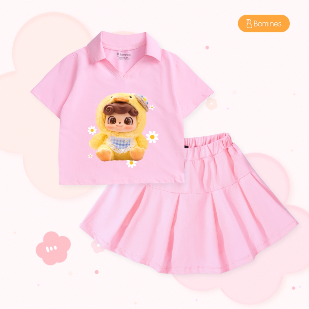 Set váy bé gái BabyThree Bomines