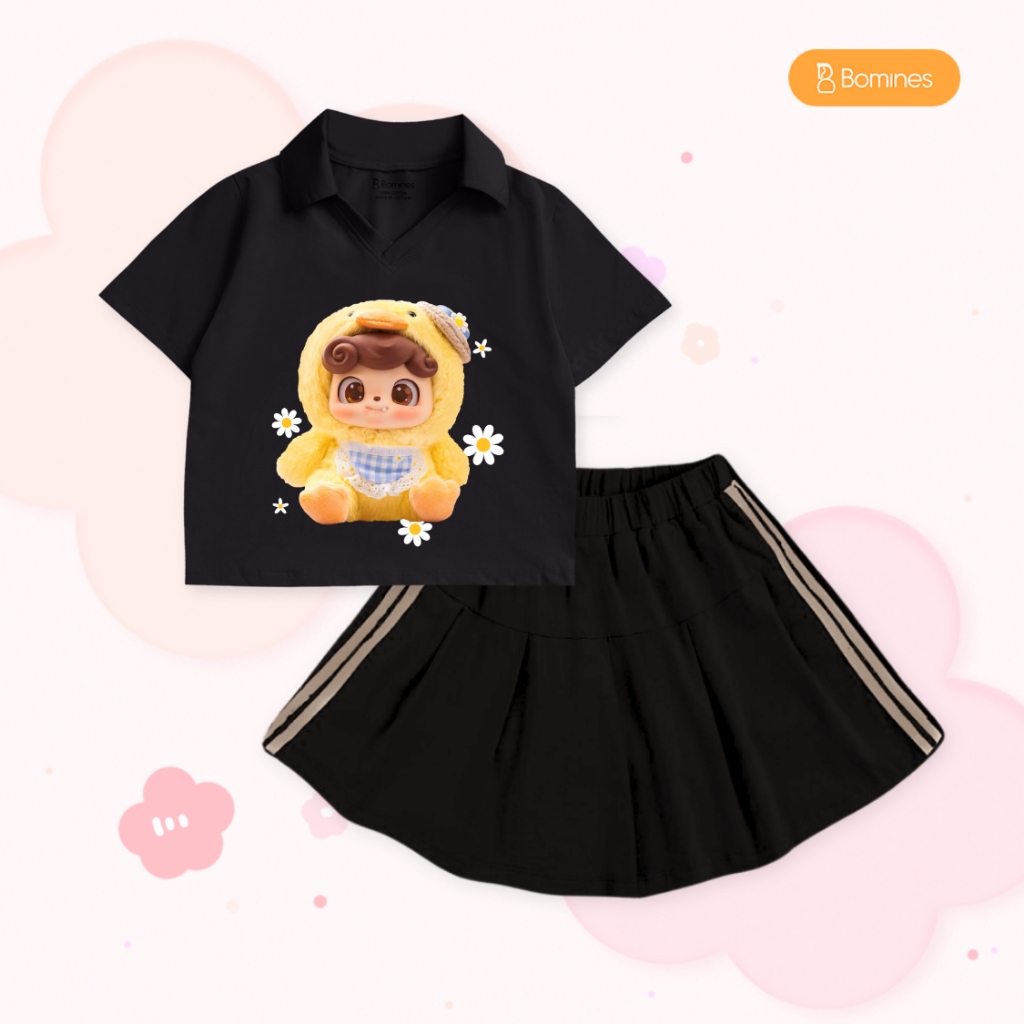 Set váy bé gái BabyThree Bomines