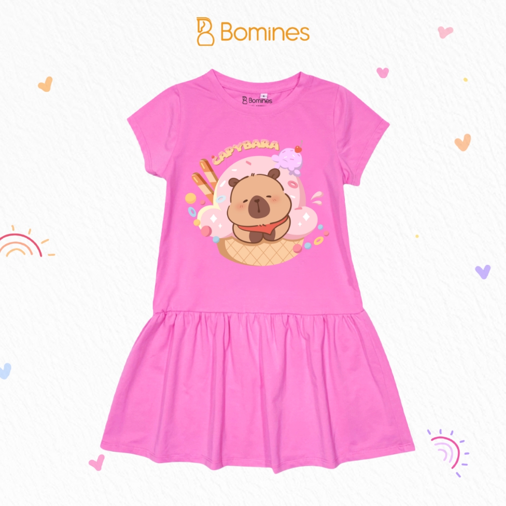 Váy bé gái Babythree Qkid Capybara