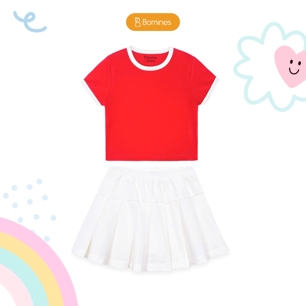 Set váy bé gái Bomines