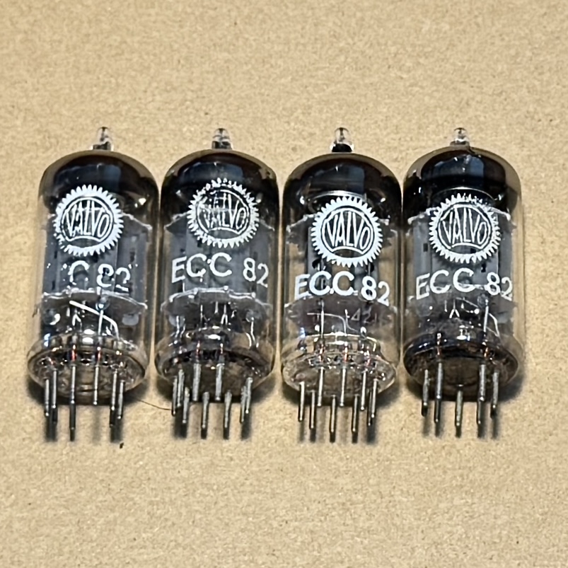 VALVO 12AU7/ECC82 2本セット ① ECC82/12AU7 NOS NIB PHILIPS VALVO VACUUM TUBES HOLLAND
