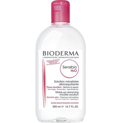 Bioderma Sensibio H2O và bông tẩy trang