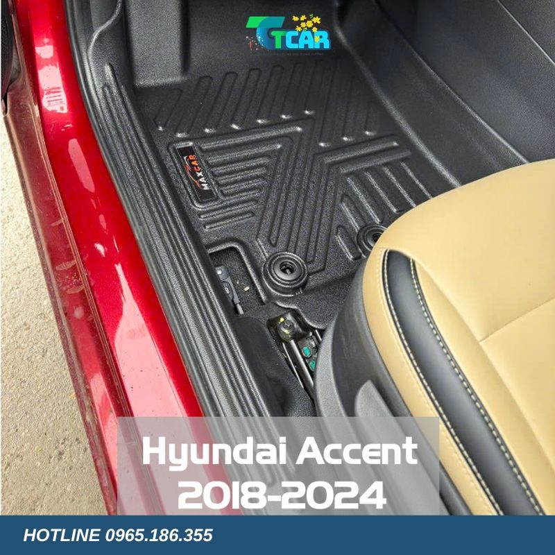 Thảm lót sàn TPE 5D Hyundai Accent (2018 - 2023)