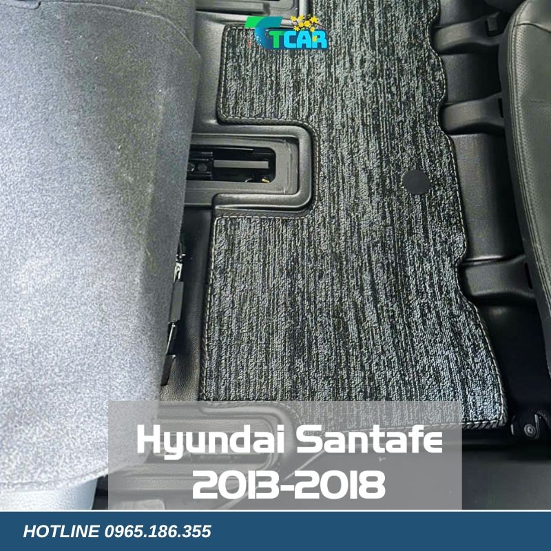 Thảm lót sàn TPE 5D Hyundai Santafe (2013 - 2018)