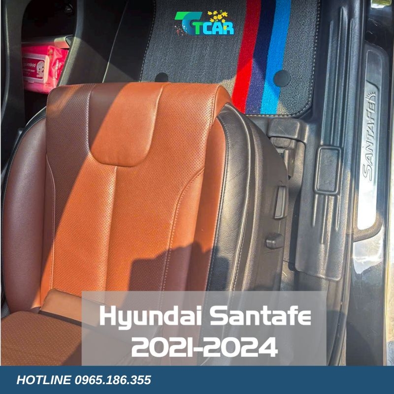 Thảm lót sàn TPE 5D Hyundai Santafe (2021 - 2024)