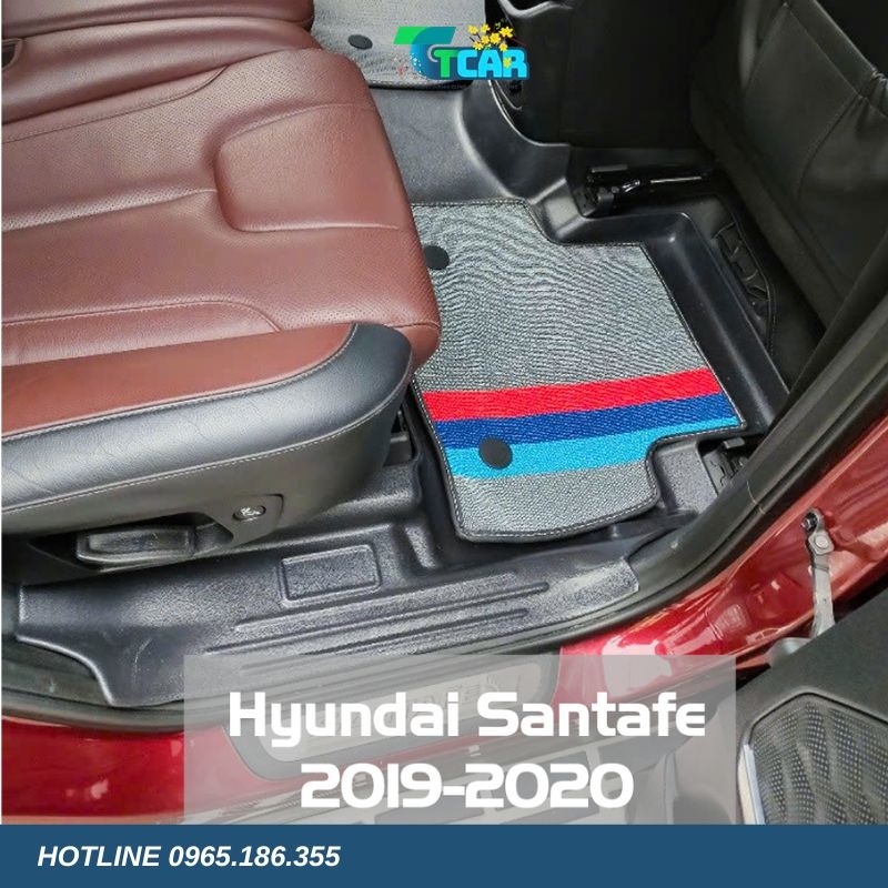 Thảm lót sàn TPE 5D Hyundai Santafe (2019 - 2020)