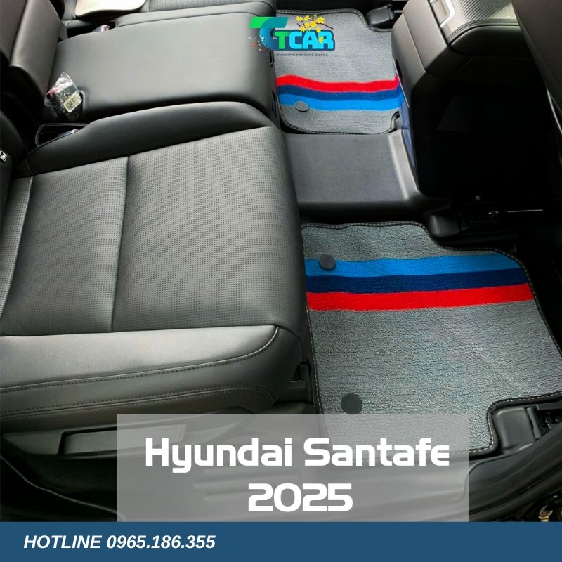 Thảm lót sàn TPE 5D Hyundai Santafe (2025)