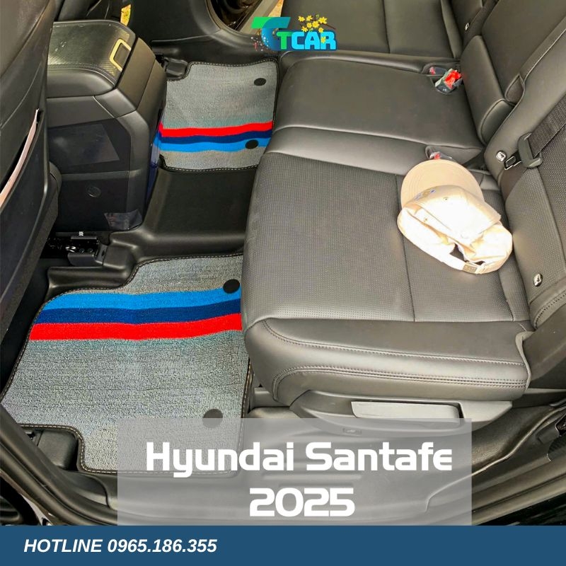 Thảm lót sàn TPE 5D Hyundai Santafe (2025)