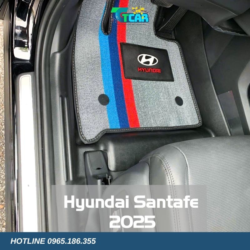 Thảm lót sàn TPE 5D Hyundai Santafe (2025)