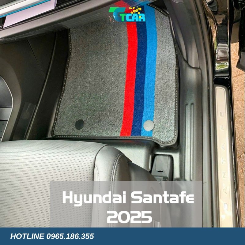 Thảm lót sàn TPE 5D Hyundai Santafe (2025)