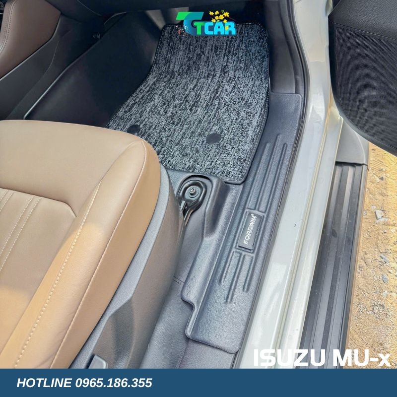 Thảm lót sàn TPE 5D ISUZU MU - X