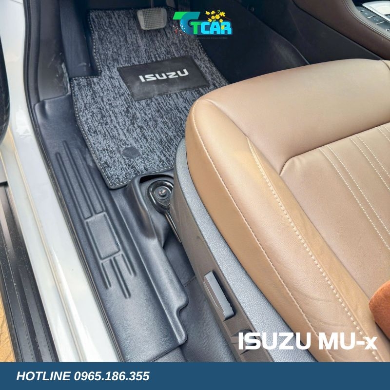 Thảm lót sàn TPE 5D ISUZU MU - X