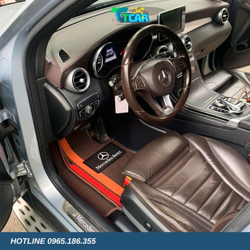 Thảm lót sàn TPE 5D Mercedes-Benz GLC (2015–2022)