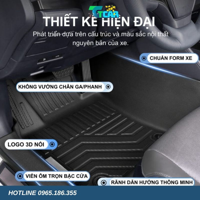 Thảm lót sàn TPE 5D Toyota Veloz