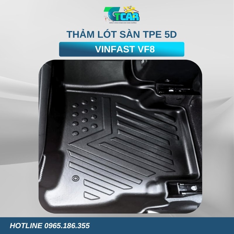 Thảm lót sàn TPE 5D Vinfast VF8