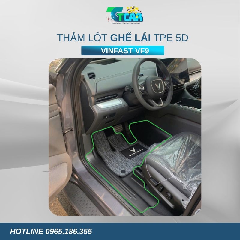 Thảm lót sàn TPE 5D Vinfast VF9