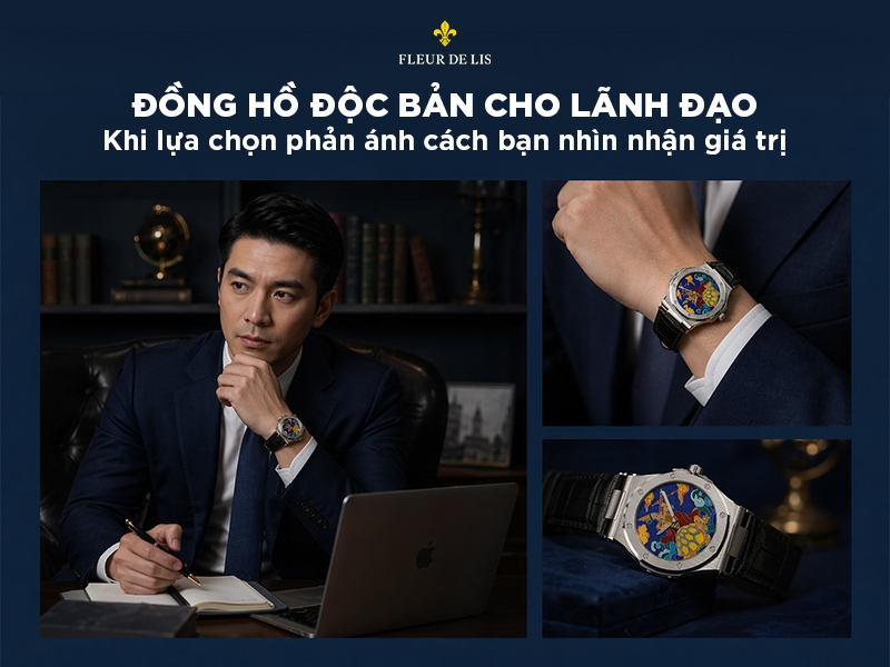 Đồng hồ độc bản cho lãnh đạo: Vì sao đây không còn là lựa chọn mang tính hình thức?