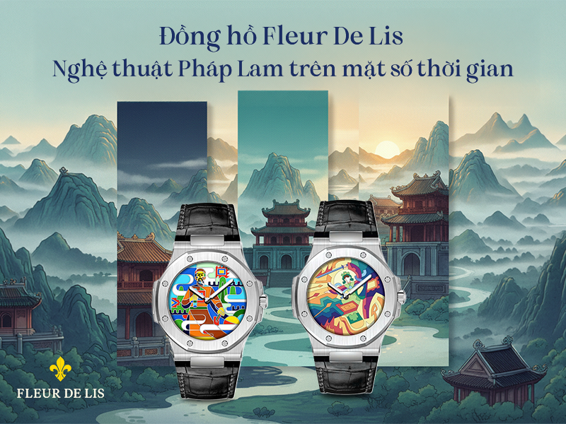 Đồng hồ Fleur De Lis - Khi thời gian mang hình hài di sản đất Việt