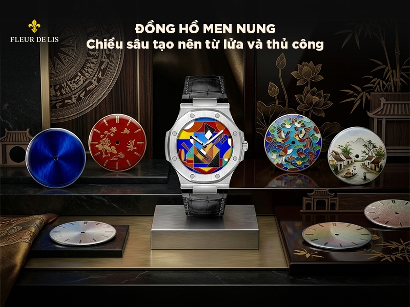 Đồng hồ men nung - kỹ thuật chế tác tạo nên những mặt số giàu chiều sâu và giá trị nghệ thuật
