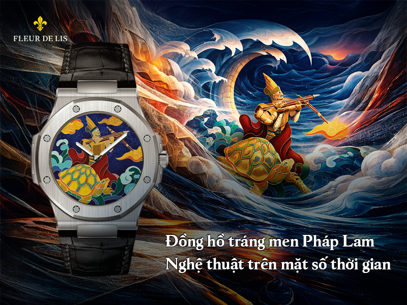 Đồng hồ tráng men Pháp Lam: Nghệ thuật trên mặt số thời gian