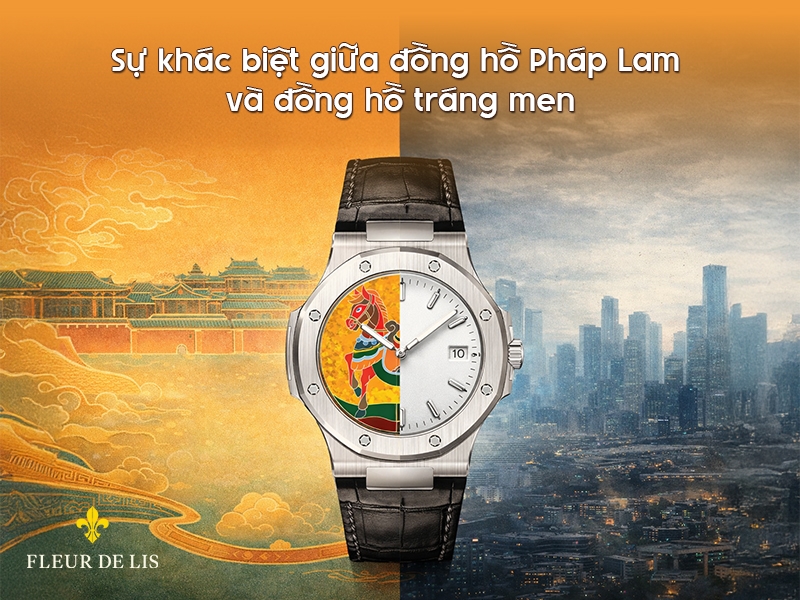 Phân biệt đồng hồ Pháp Lam và đồng hồ tráng men