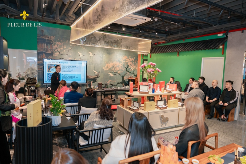 Workshop “Trải nghiệm văn hóa Pháp Lam & Trà” – Fleur De Lis kết nối di sản với đời sống đương đại